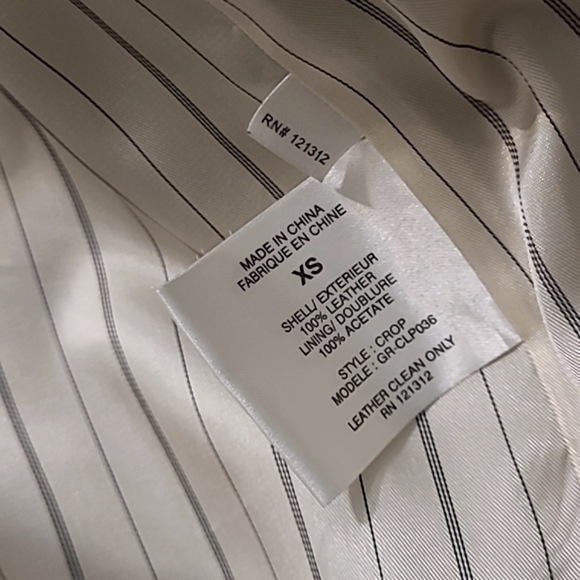 Gryphon Pearlized Leather Jacket - Picture 9 of 9